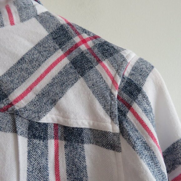 RAILS Hunter Red White Blue Melange Plaid Button Down Shirt Casual - Size S - Picture 13 of 14